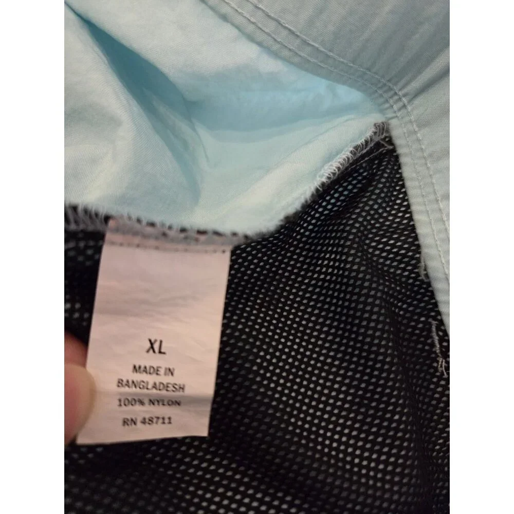 Edgar Ash Robin's‎ Egg Blue Swim Board Shorts XL Not Lined NWT